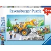 DIGGERS AT WORK 2 X 24 PIECE PUZZLE – RAVENSBURGER