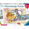 DISNEY FAVORITE PUPPIES 2 X 24 PIECE PUZZLE – RAVENSBURGER