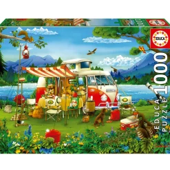 Educa – Camping Holiday 1000 Piece Puzzle