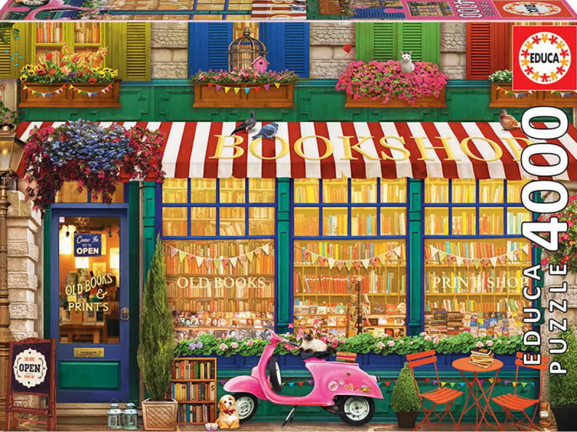 Educa – Vintage Bookshop 4000 Piece Jigsaw Puzzle