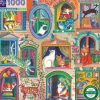 eeBoo – Cats in Windows 1000 Piece Puzzle