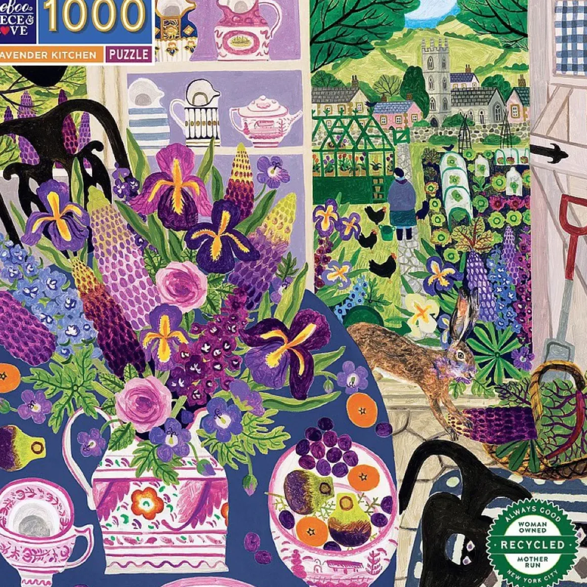 eeBoo – Lavender Kitchen 1000 Piece Puzzle