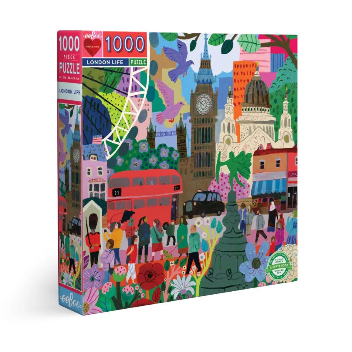 eeBoo – London Life 1000 Piece Jigsaw Puzzle