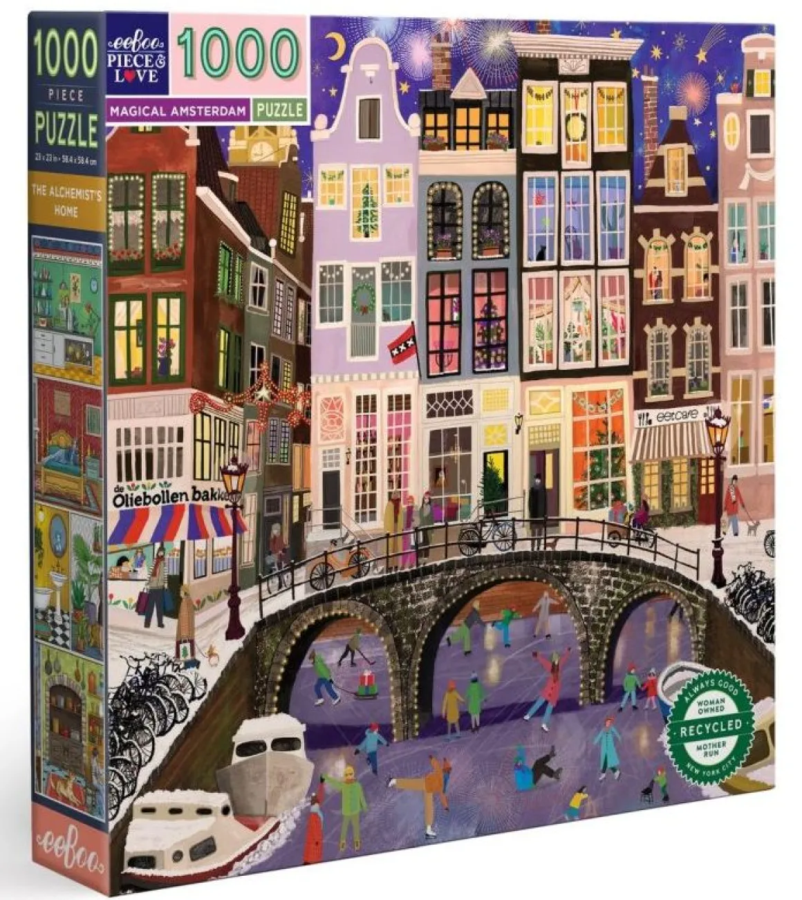 eeBoo – Magical Amsterdam 1000 Piece Jigsaw Puzzle
