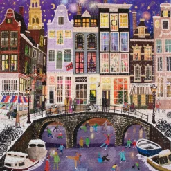eeBoo – Magical Amsterdam 1000 Piece Jigsaw Puzzle