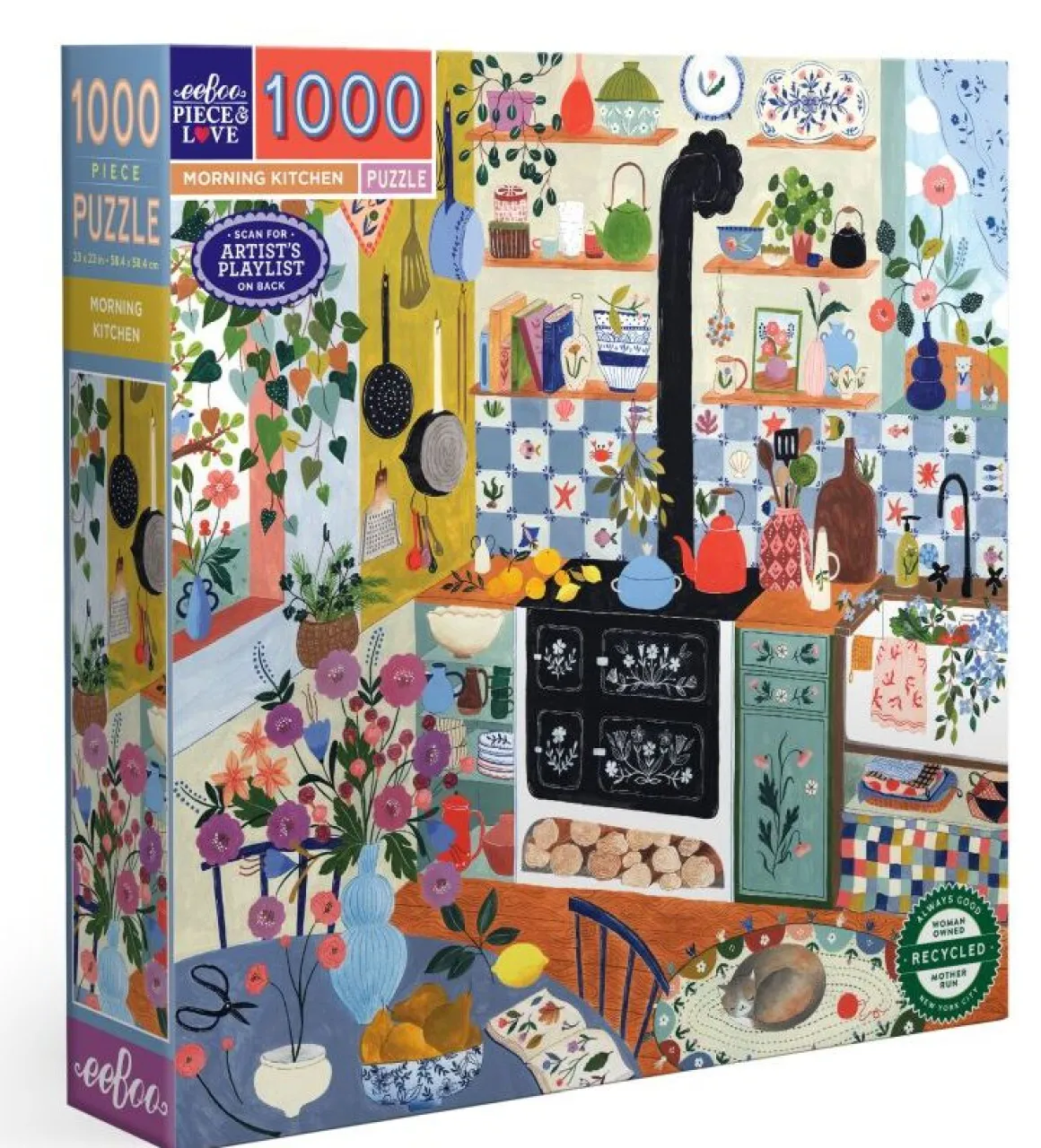 eeBoo – Morning Kitchen 1000 Piece Puzzle