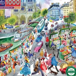 eeBoo – Paris Bookseller 1000 Piece Puzzle