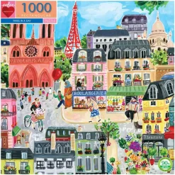 eeBoo – Paris in a Day 1000 Piece Puzzle