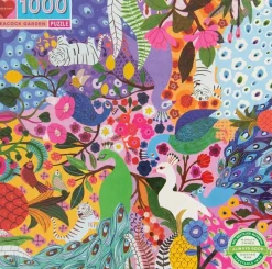 eeBoo – Peacock Garden 1000 Piece Jigsaw Puzzle