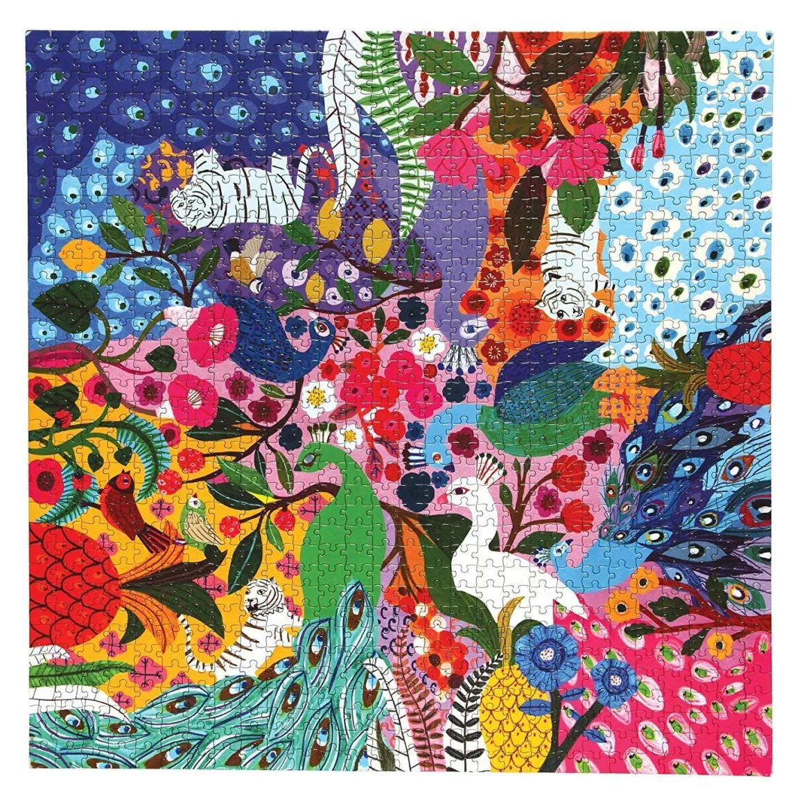 eeBoo – Peacock Garden 1000 Piece Jigsaw Puzzle
