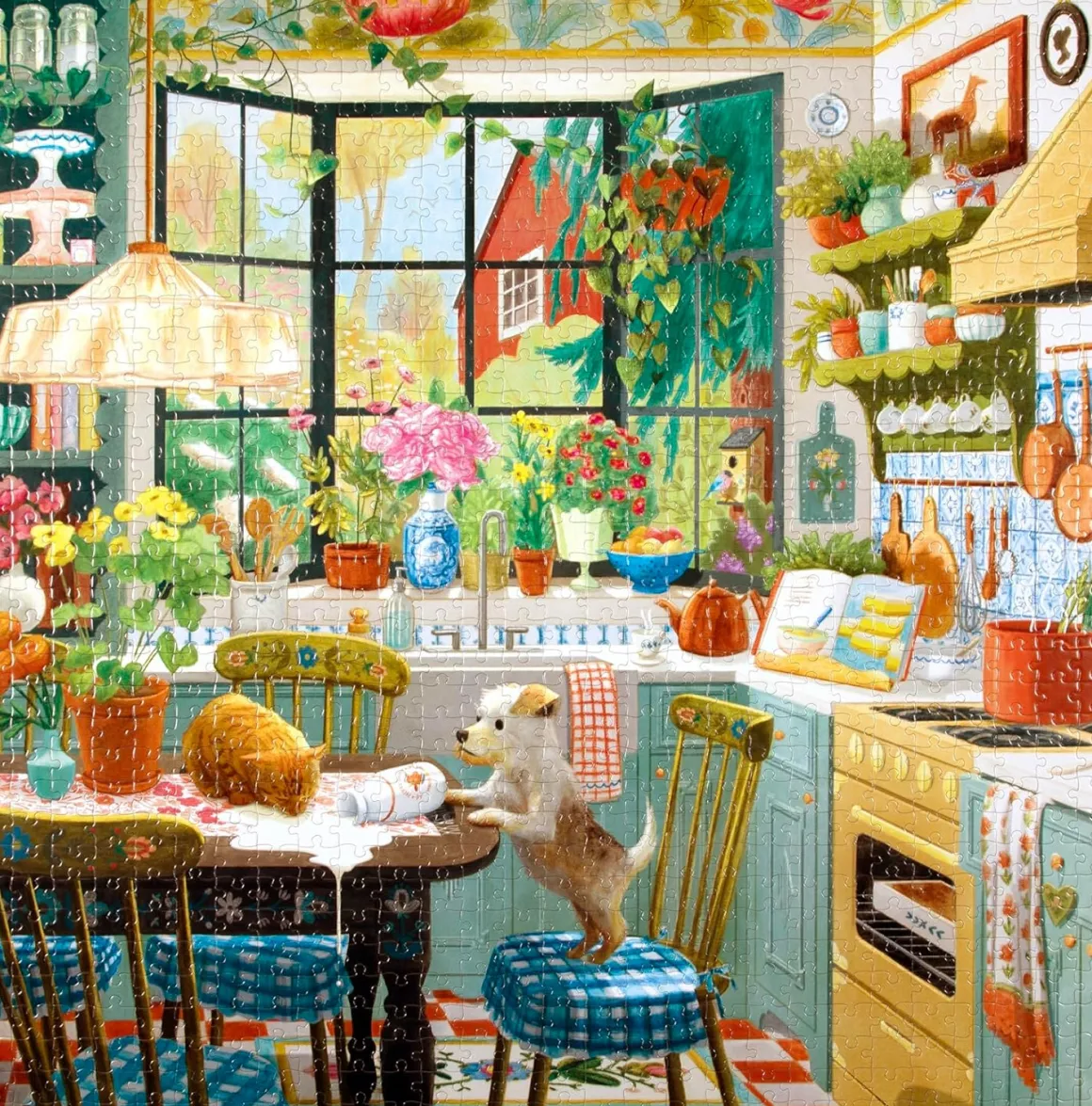 eeBoo – Springtime Kitchen 1000 Piece Puzzle
