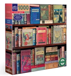 eeBoo – Vintage Library 1000 Piece Puzzle