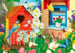 Enjoy – Birdhouse Garden 1000 Piece Puzzle