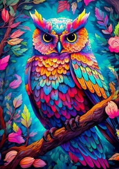 Enjoy – Dazzling Owl 1000 Piece Puzzle