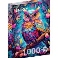 Enjoy – Dazzling Owl 1000 Piece Puzzle