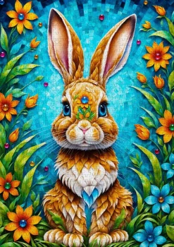 Enjoy – Garden Bunny 1000 Piece Puzzle
