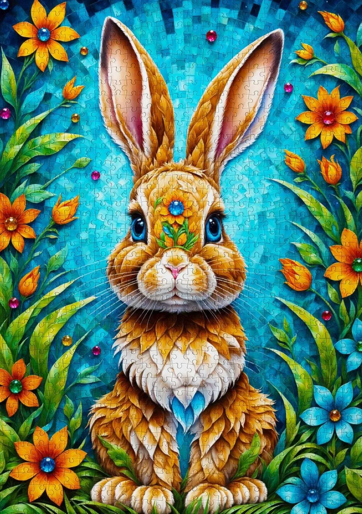 Enjoy – Garden Bunny 1000 Piece Puzzle