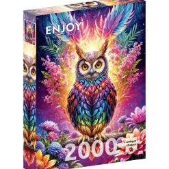 Enjoy – Neon Owl 2000 Piece Puzzle
