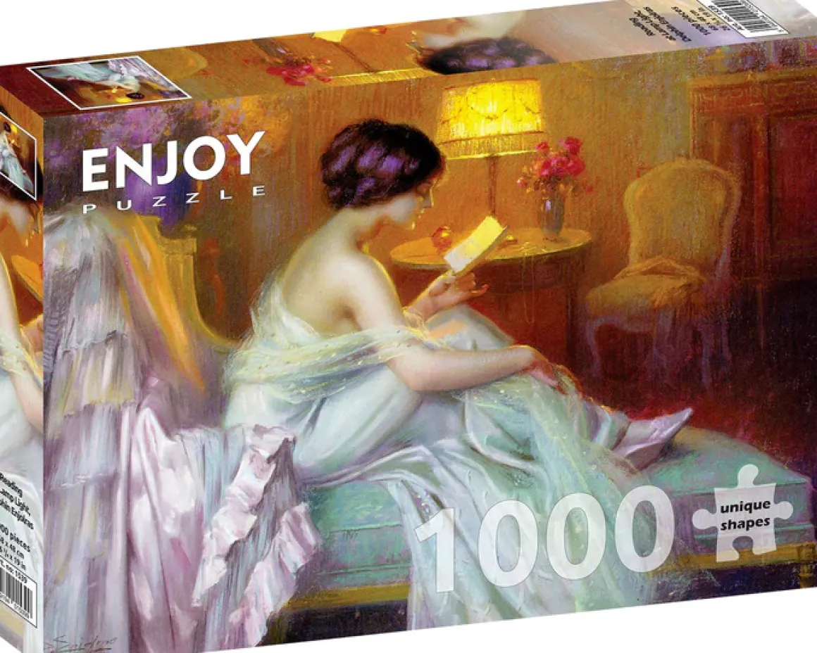 Enjoy – Reading at Lamp Light 1000 Piece Jigsaw Puzzle