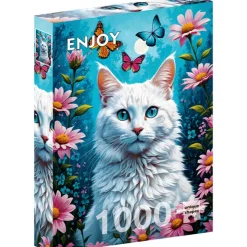 Enjoy – White Cat 1000 Piece Puzzle