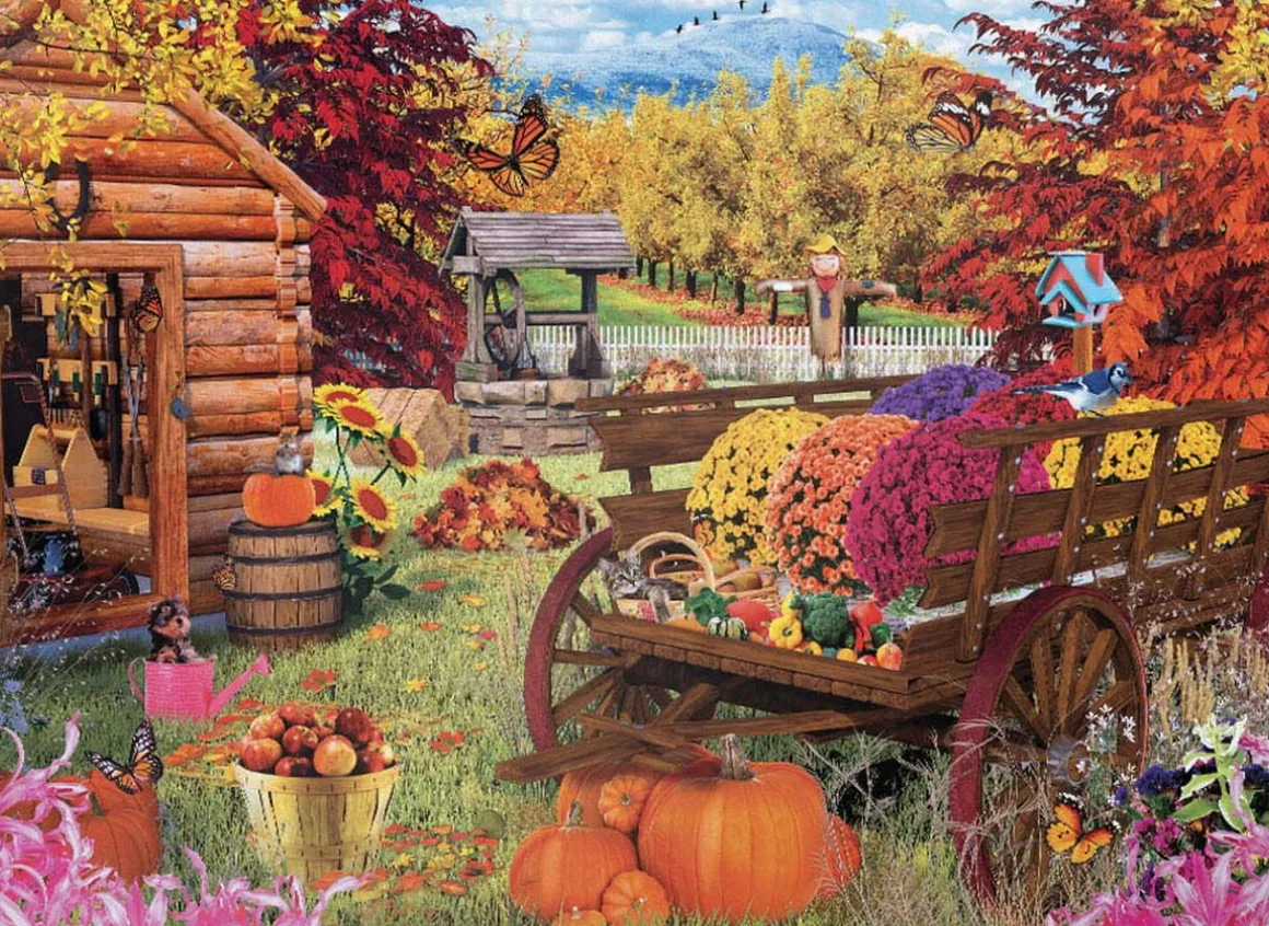 Eurographics – Autumn Garden 1000 Piece Puzzle