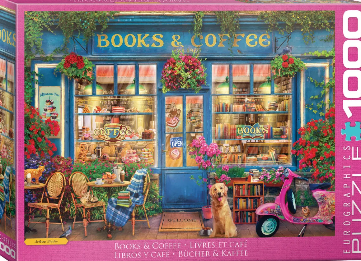 Eurographics – Books & Coffee 1000 Piece Puzzle