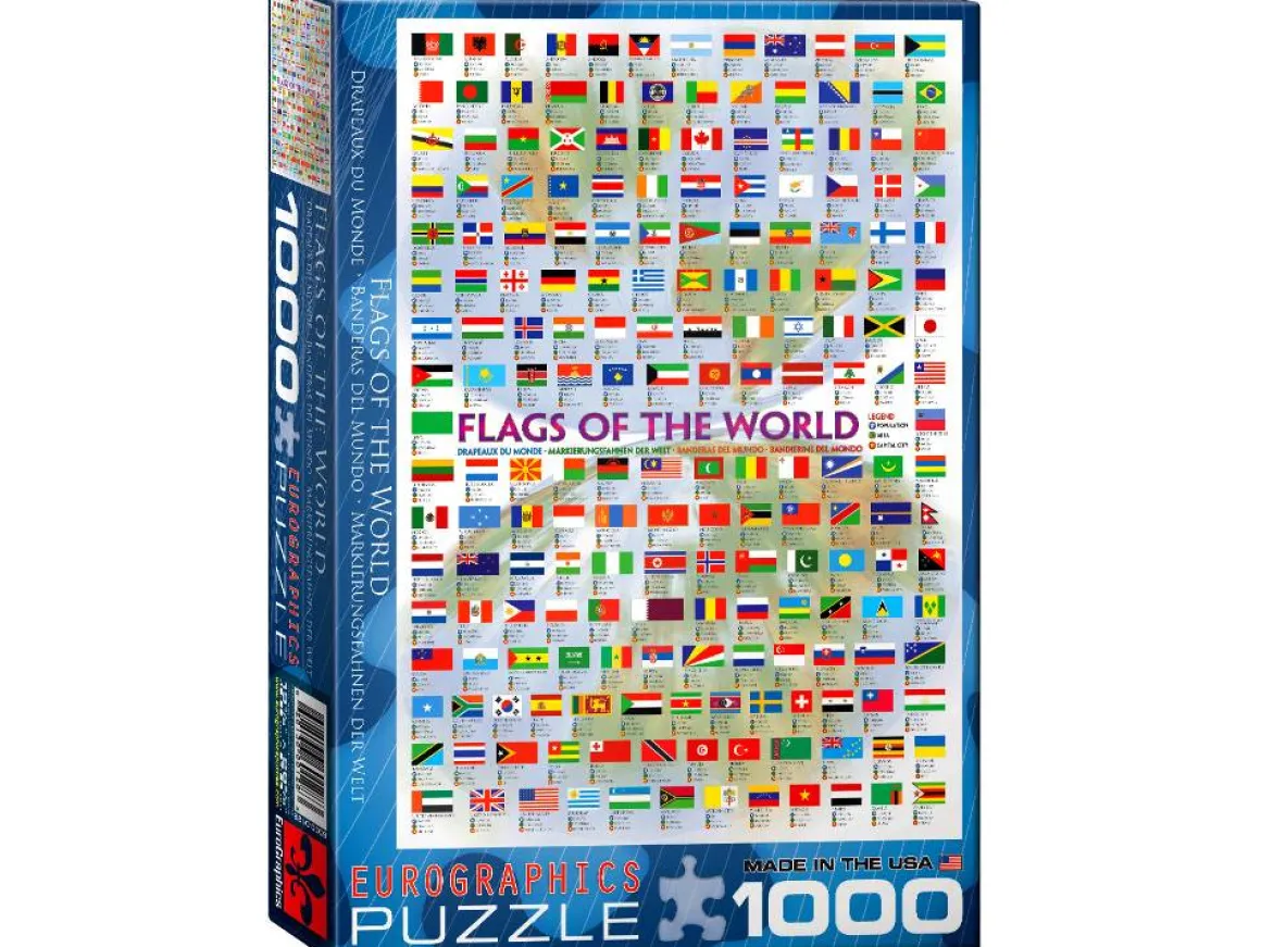 Eurographics – Flags of the World 1000 Piece Puzzle