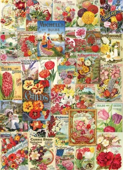 Eurographics – Flowers Seed Catalogue Collection 1000 Piece Puzzle