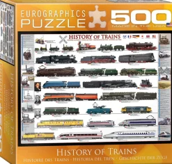 Eurographics – History of Trains 500 Large Piece Puzzle