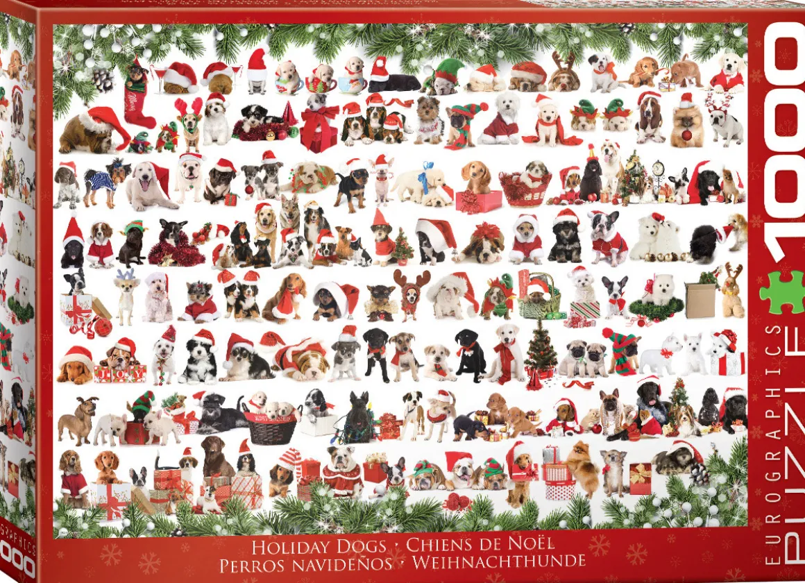 Eurographics – Holiday Dogs 1000 Piece Puzzle