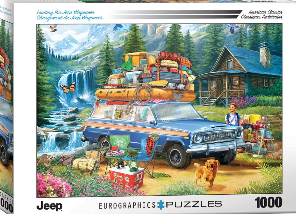 Eurographics – Loading the Jeep Wagoneer 1000 Piece Puzzle