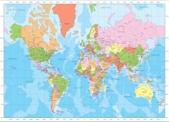 Eurographics – Map of the World (2) 1000 Piece Puzzle