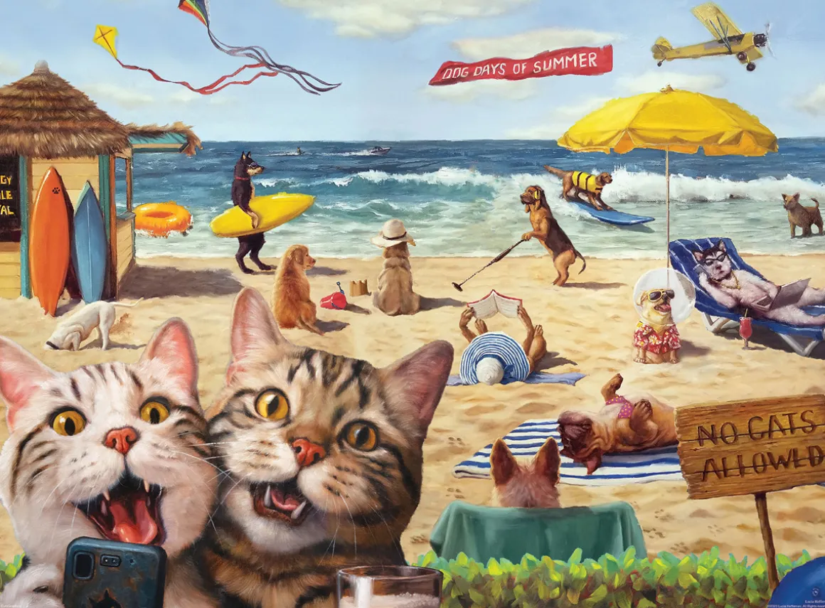 Eurographics – No Cats Allowed – Lenticulaire 3D, 300 XL Piece Puzzle
