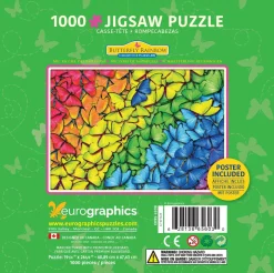 Eurographics – Puzzle in a Tin – Butterfly Rainbow 1000 Piece Puzzle