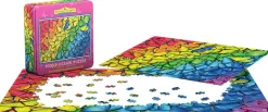 Eurographics – Puzzle in a Tin – Butterfly Rainbow 1000 Piece Puzzle
