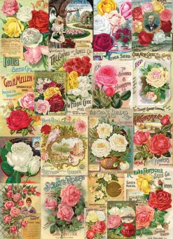 Eurographics – Roses, Seed Catalogue Collection 1000 Piece Puzzle