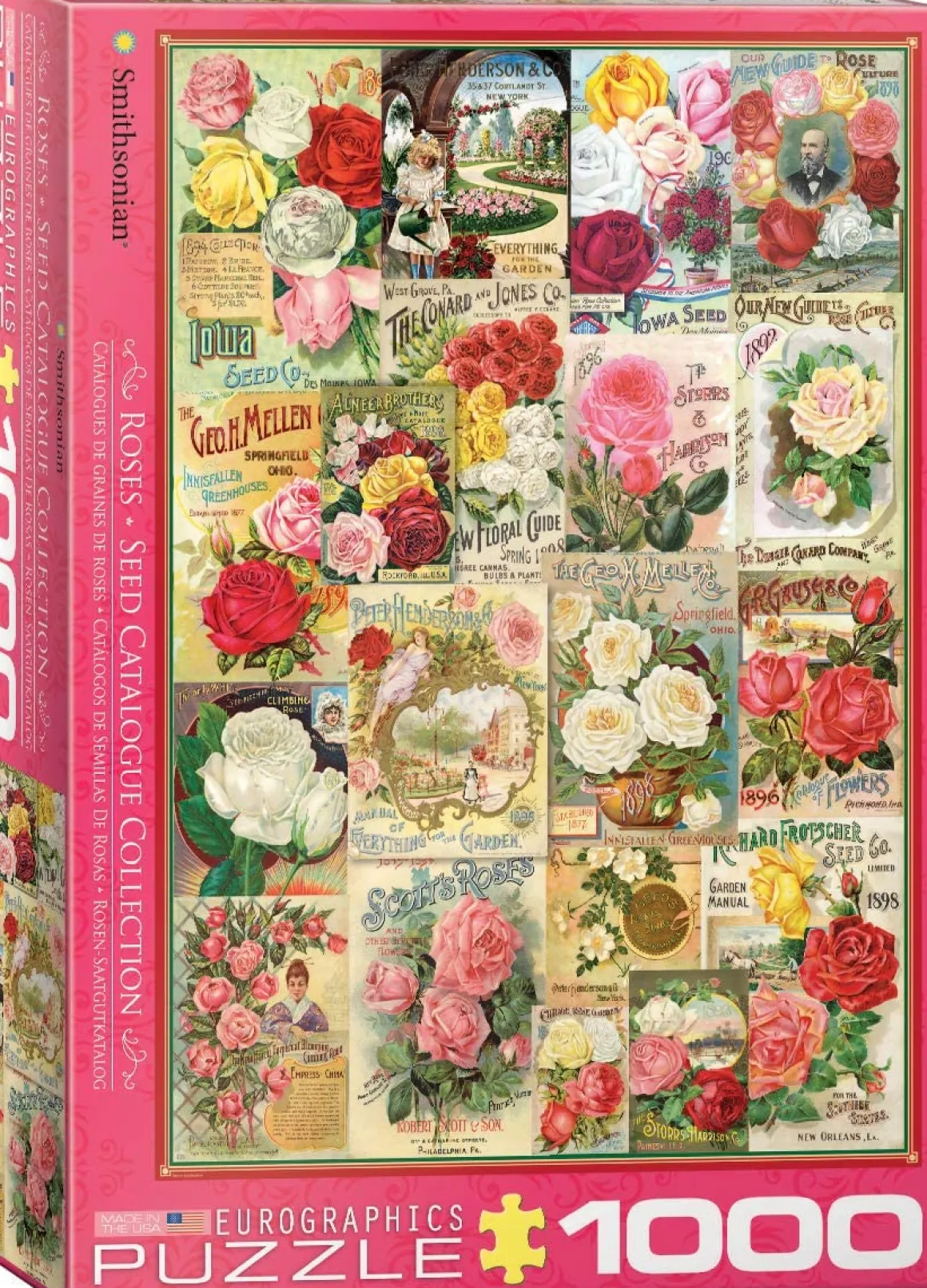 Eurographics – Roses, Seed Catalogue Collection 1000 Piece Puzzle