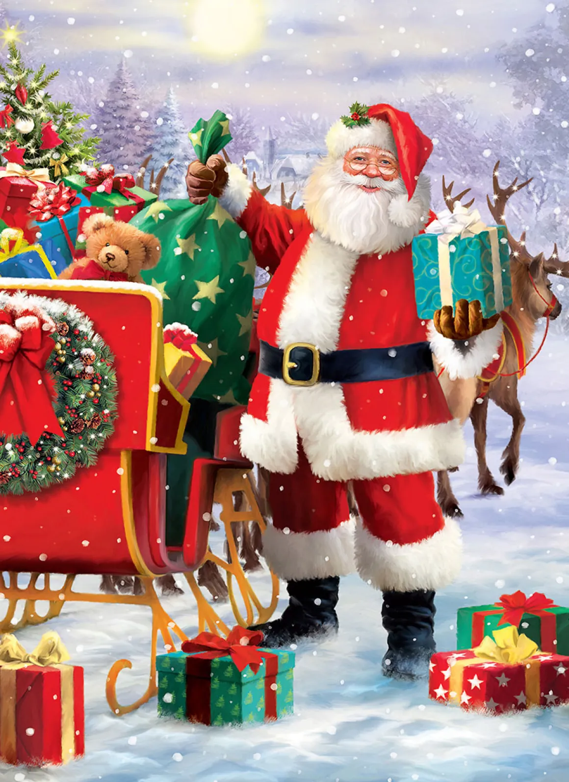 Eurographics – Santa with Sled 1000 Piece Puzzle