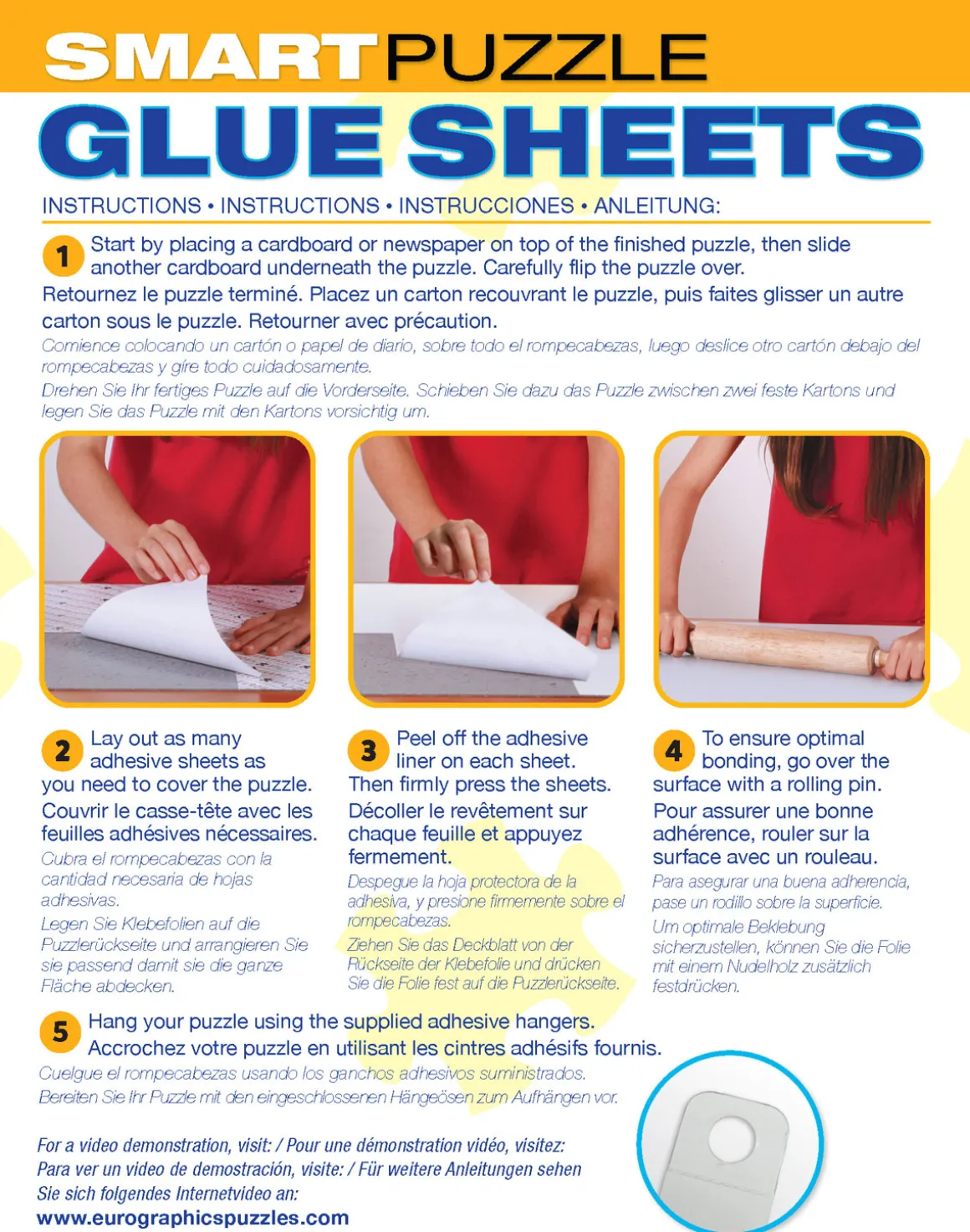 Eurographics – Smart Puzzle Glue Sheets