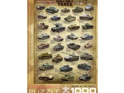 Eurographics – World War II Tanks 1000 Piece Puzzle