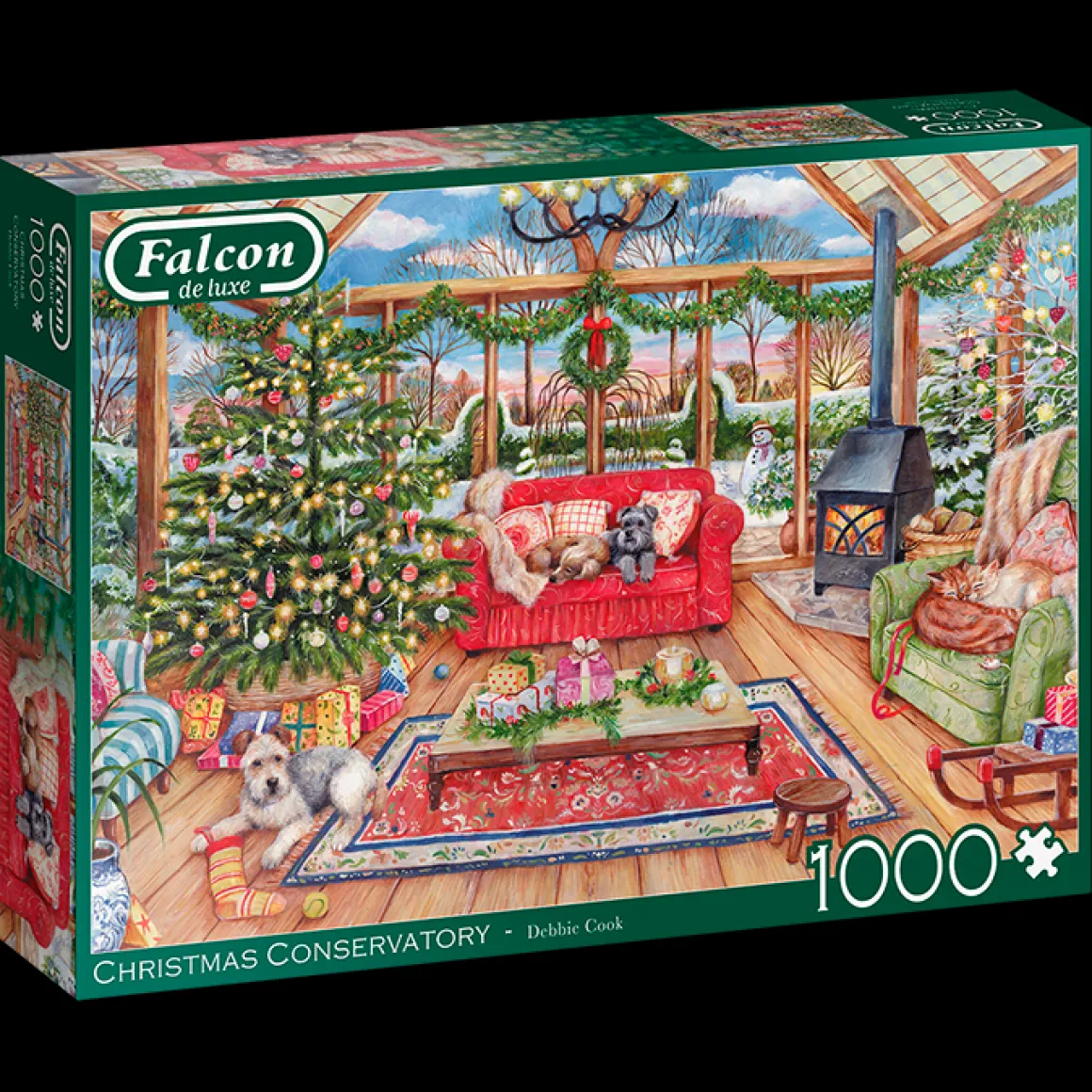 Falcon de Luxe – Christmas Conservatory 1000 Piece Puzzle