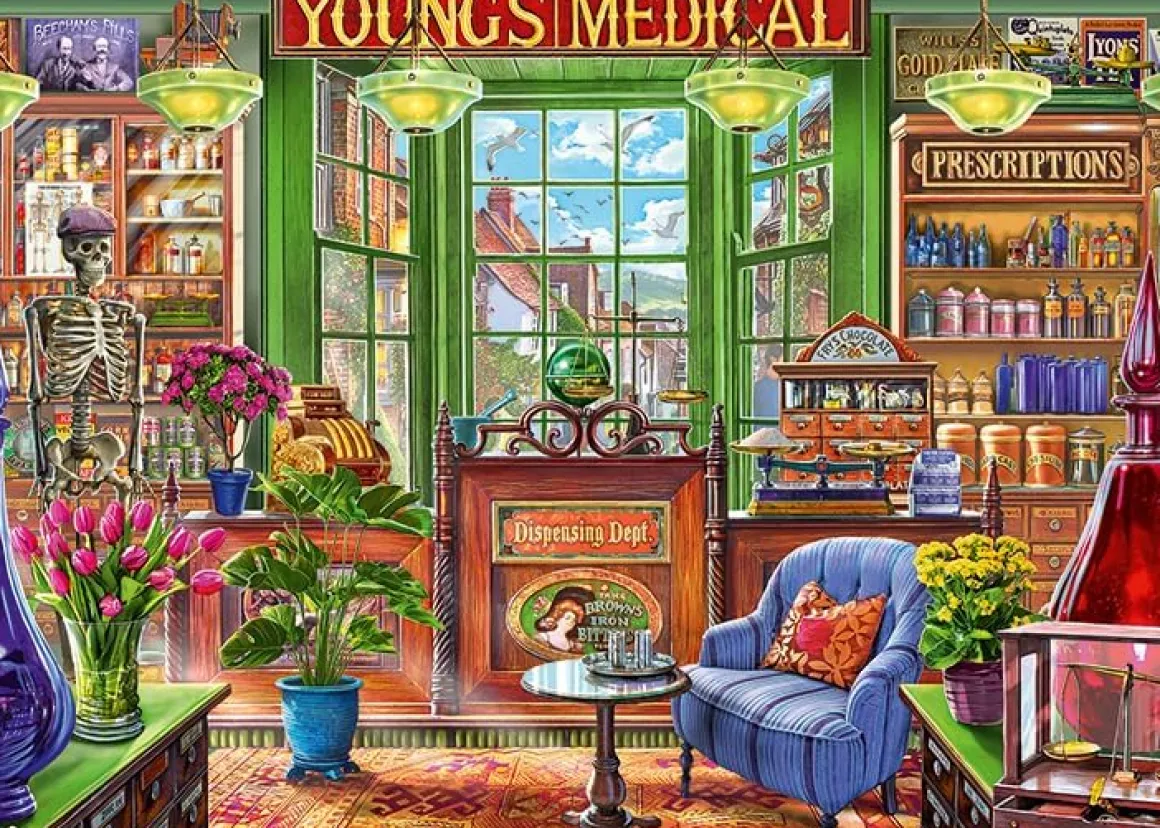 Falcon de luxe – The Pharmacy Shoppe 1000 Piece Puzzle