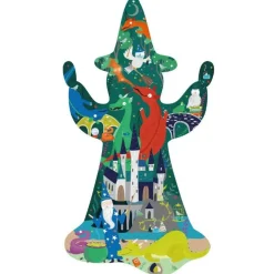 Floss & Rock – Spellbound Wizard Shaped 80 Piece Puzzle