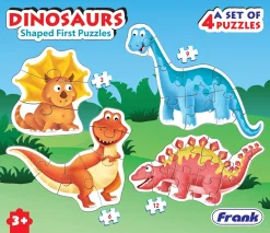 Frank – Dinosaurs Shaped Set of 4 Puzzles