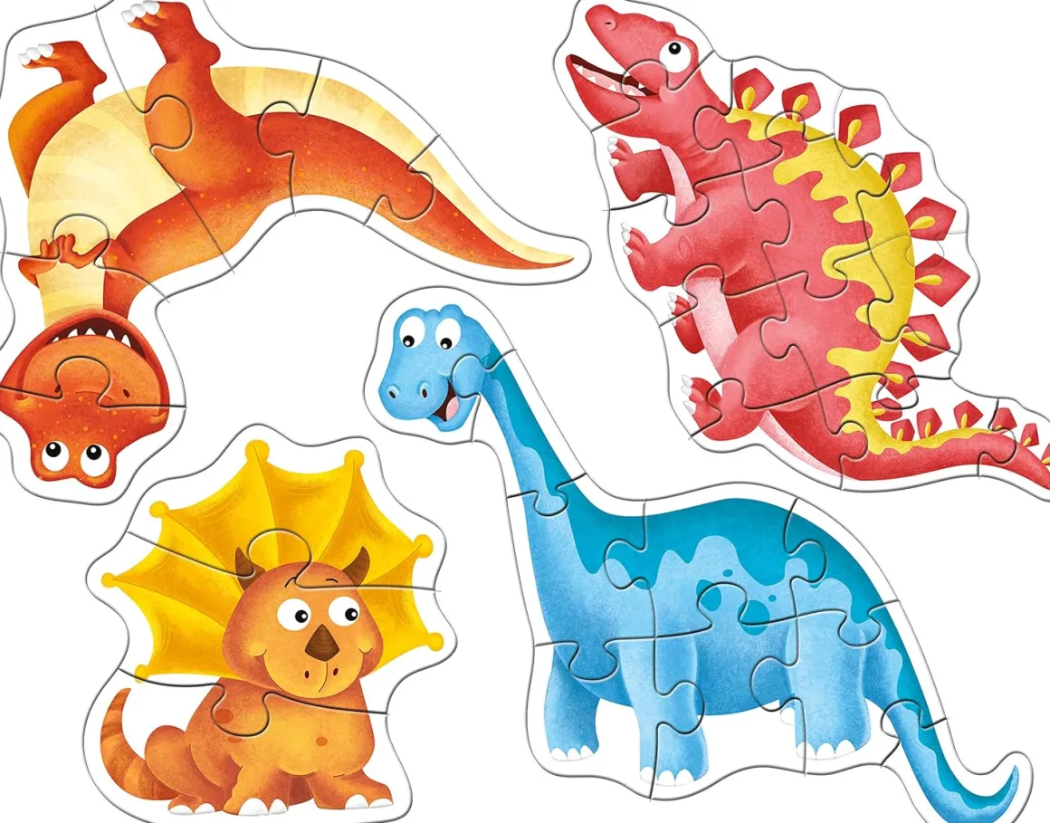 Frank – Dinosaurs Shaped Set of 4 Puzzles
