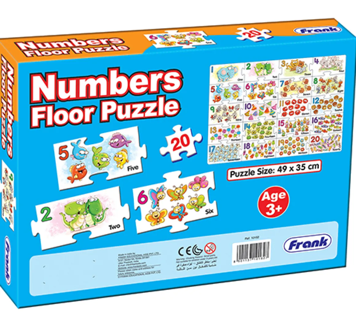 Frank – Numbers Floor Puzzle 20 Piece Puzzle