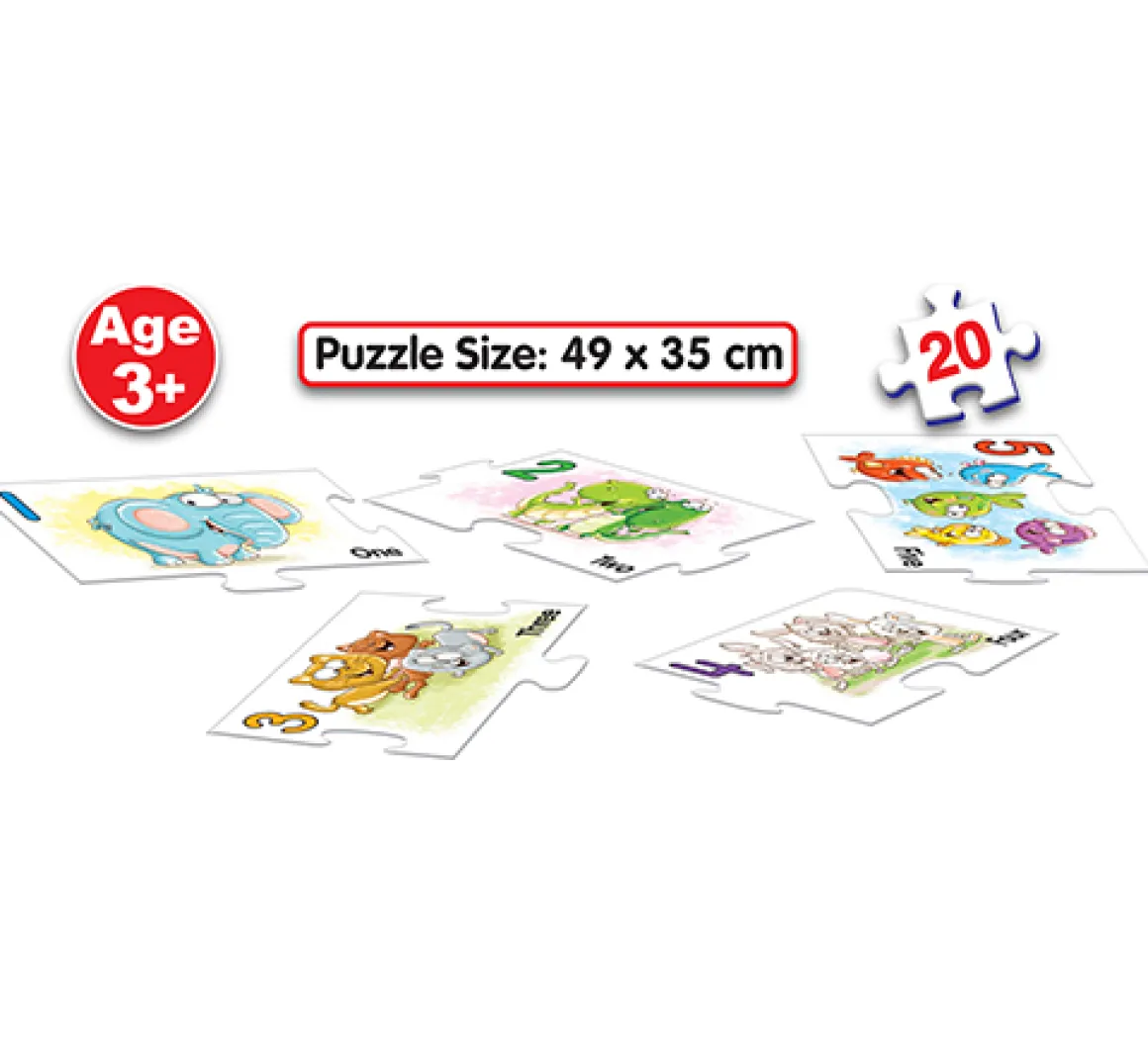 Frank – Numbers Floor Puzzle 20 Piece Puzzle