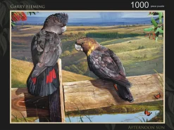 Garry Fleming – Afternoon Sun Black Cockatoo 1000 Piece Puzzle
