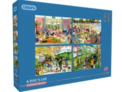 Gibsons – A Dog’s Life 4 X 500 Piece Puzzle