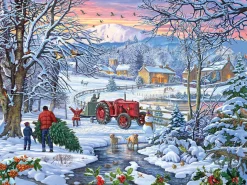 Gibsons –  Bringing Home the Tree 1000 Piece Puzzle